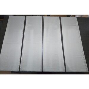 Set of 4 Room Darkening Curtain Panels Greige‎ Light Gray/Tan Heavy Weight